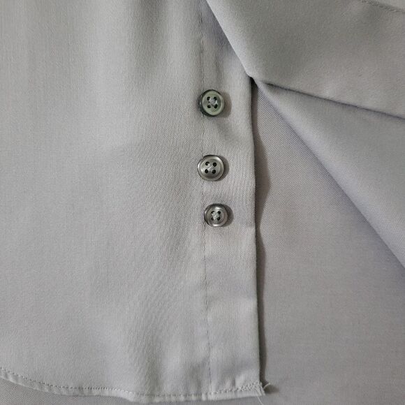 George's Men's Grey Stone Button-Down Dress Shirt - Picture 10 of 15